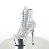 Pleaser - ADORE1020SQ02 Bottes de plateforme, Pole dance chaussures - Couleur argent/Couleur chrome Product image